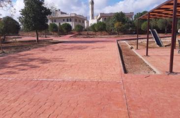 إعادة تأهيل حدائق بلدية إربد