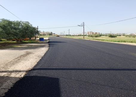 مشروع فتح وتعبيد وخلطات إسفلتية في شوارع من مناطق بلدية سهل حوران